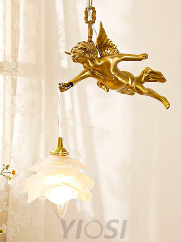 Vintage Angel Pendant - Modern pendant light, Wave-1-Yiosilamp