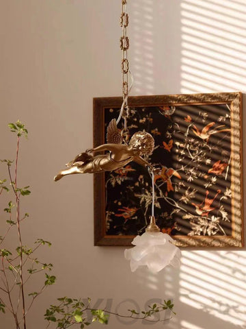 Vintage Angel Pendant - Modern pendant light, Wave-1-Yiosilamp