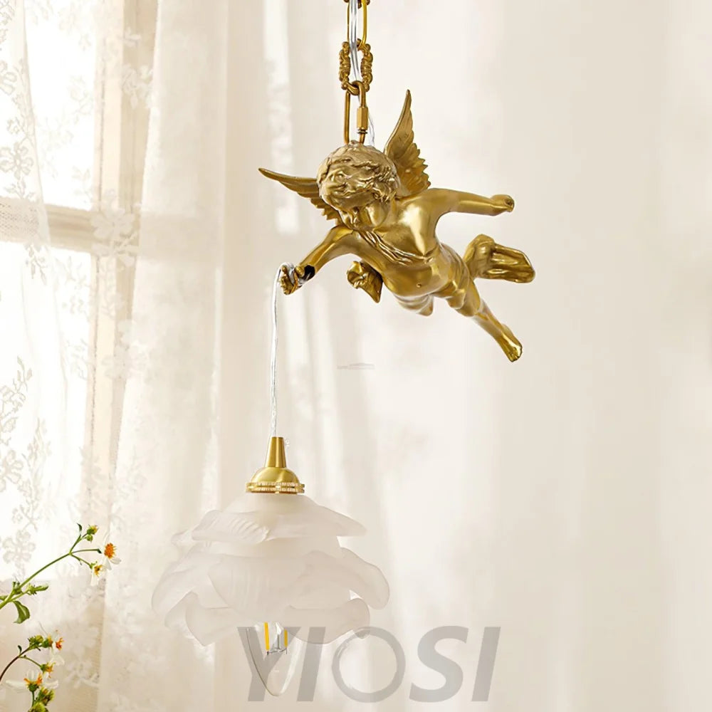 Vintage Angel Pendant - Modern pendant light, Wave-1-Yiosilamp