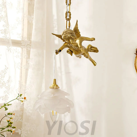 Vintage Angel Pendant - Modern pendant light, Wave-1-Yiosilamp