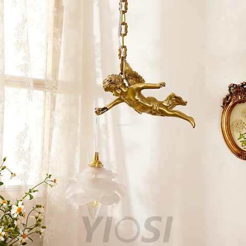 Vintage Angel Pendant - Modern pendant light, Wave-1-Yiosilamp