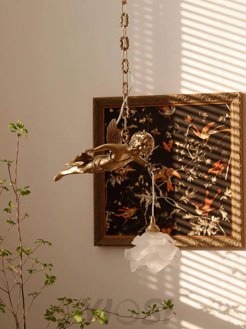 Vintage Angel Pendant - Modern pendant light, Wave-1-Yiosilamp