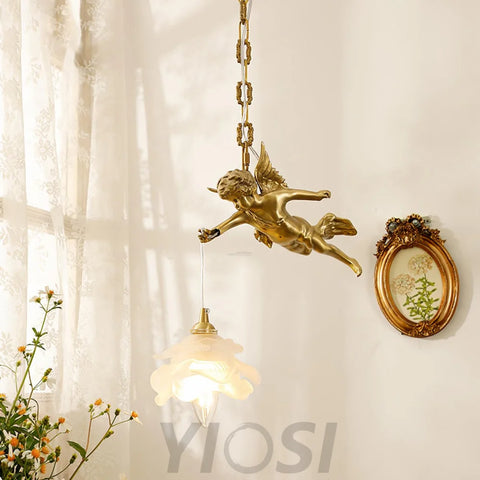 Vintage Angel Pendant - Modern pendant light, Wave-1-Yiosilamp