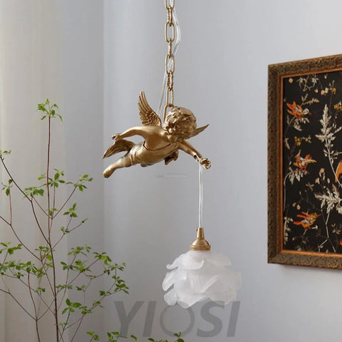 Vintage Angel Pendant - Modern pendant light, Wave-1-Yiosilamp