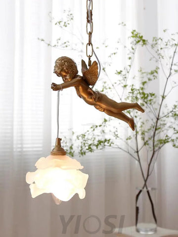 Vintage Angel Pendant - Modern pendant light, Wave-1-Yiosilamp