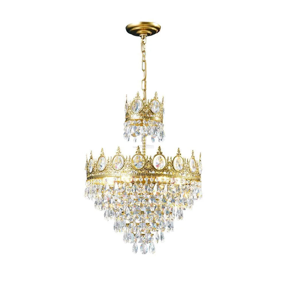 Vintage Crystal Chandelier - Crystals-1-Yiosilamp