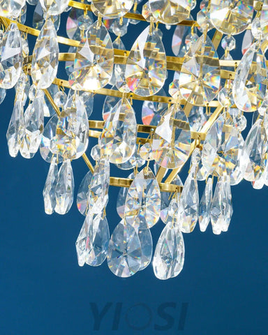 Vintage Crystal Chandelier - Crystals-1-Yiosilamp