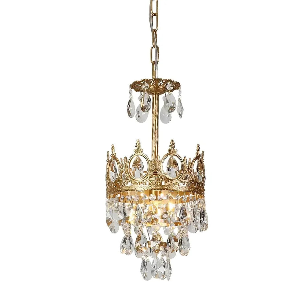 Vintage Crystal Chandelier - Crystals-1-Yiosilamp