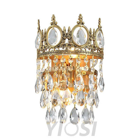 Vintage Crystal  Wall Sconce - Yiosilamp