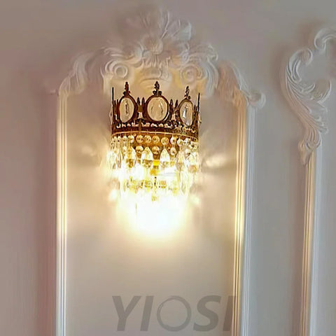 Vintage Crystal  Wall Sconce - Yiosilamp