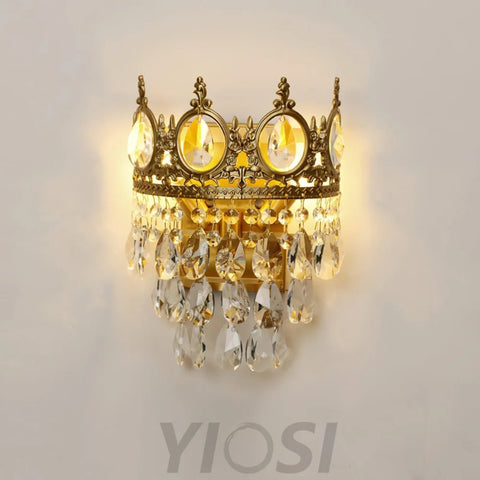 Vintage Crystal  Wall Sconce - Yiosilamp