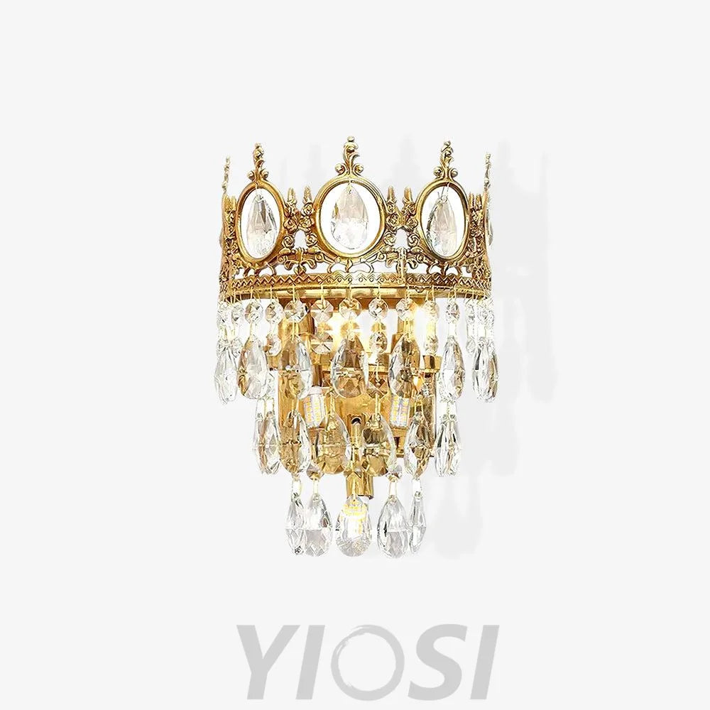 Vintage Crystal  Wall Sconce - Yiosilamp