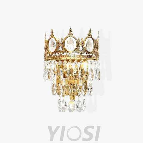 Vintage Crystal  Wall Sconce - Yiosilamp