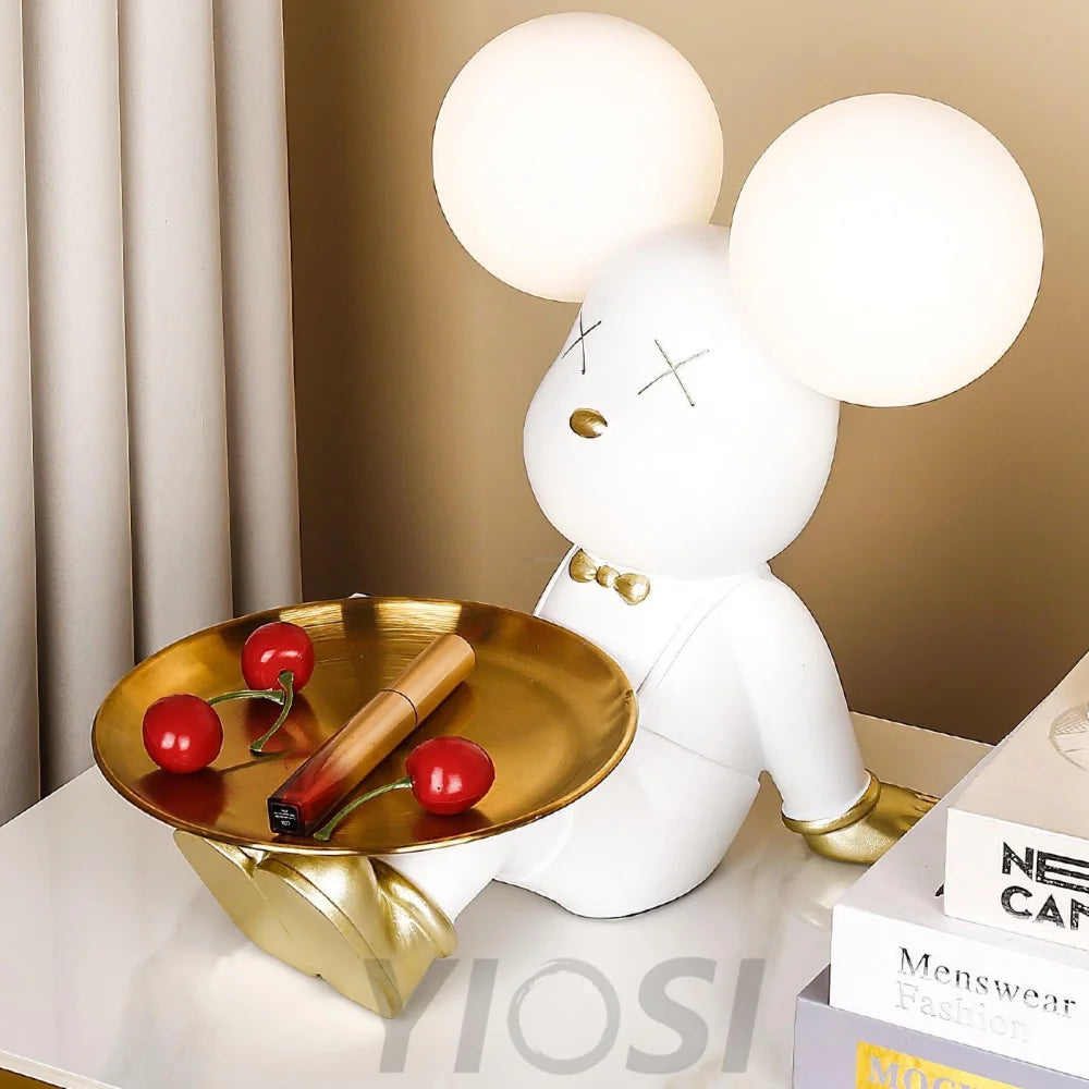 Violent Bear Tray Table Lamp - Creature-1-Yiosilamp