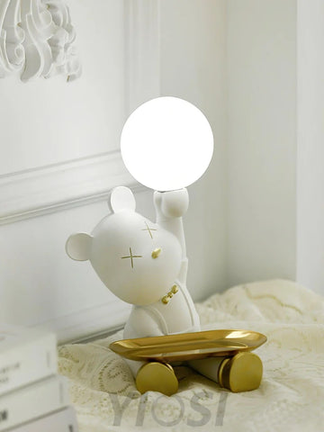 Violent Bear Tray Table Lamp - Creature-1-Yiosilamp