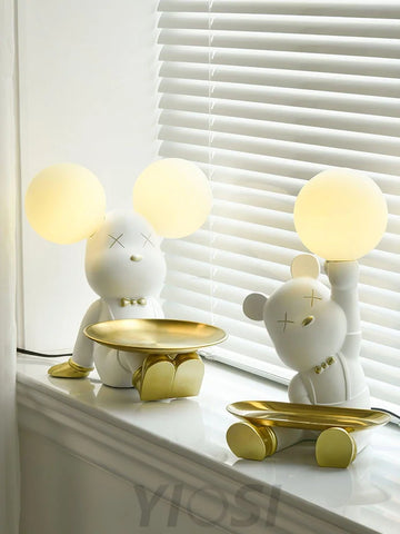 Violent Bear Tray Table Lamp - Creature-1-Yiosilamp