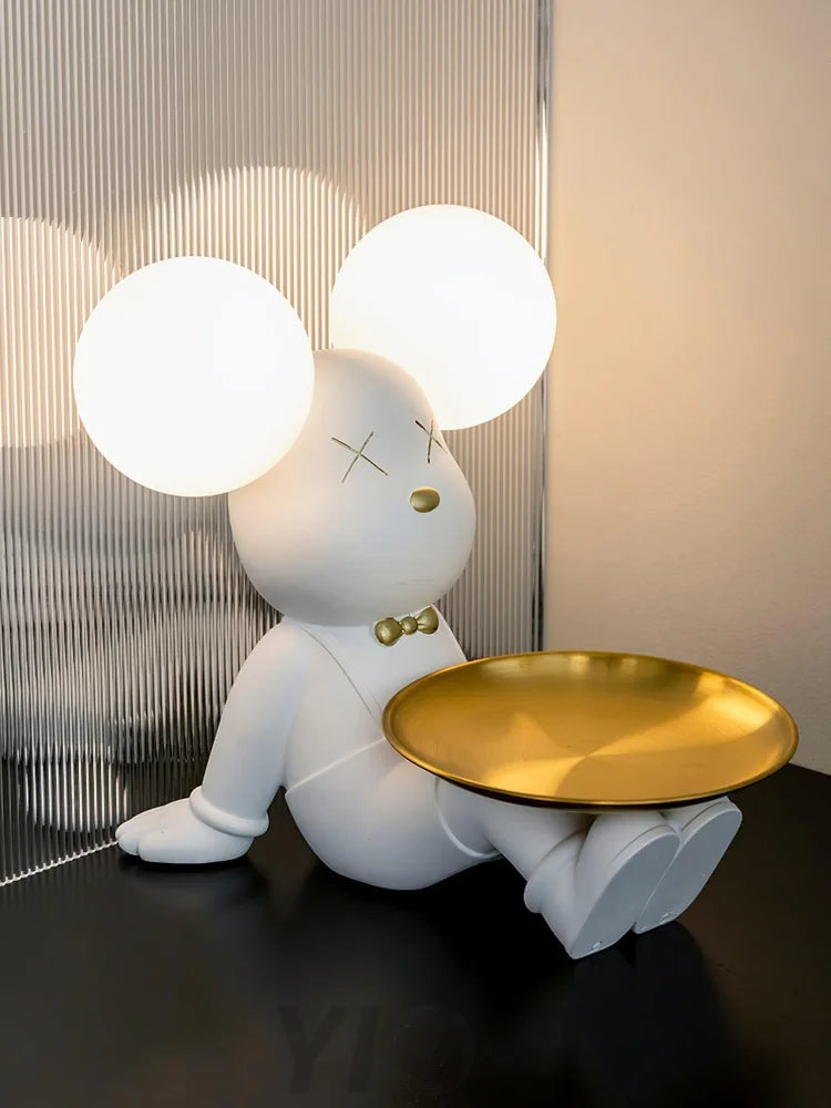 Violent Bear Tray Table Lamp - Creature-1-Yiosilamp