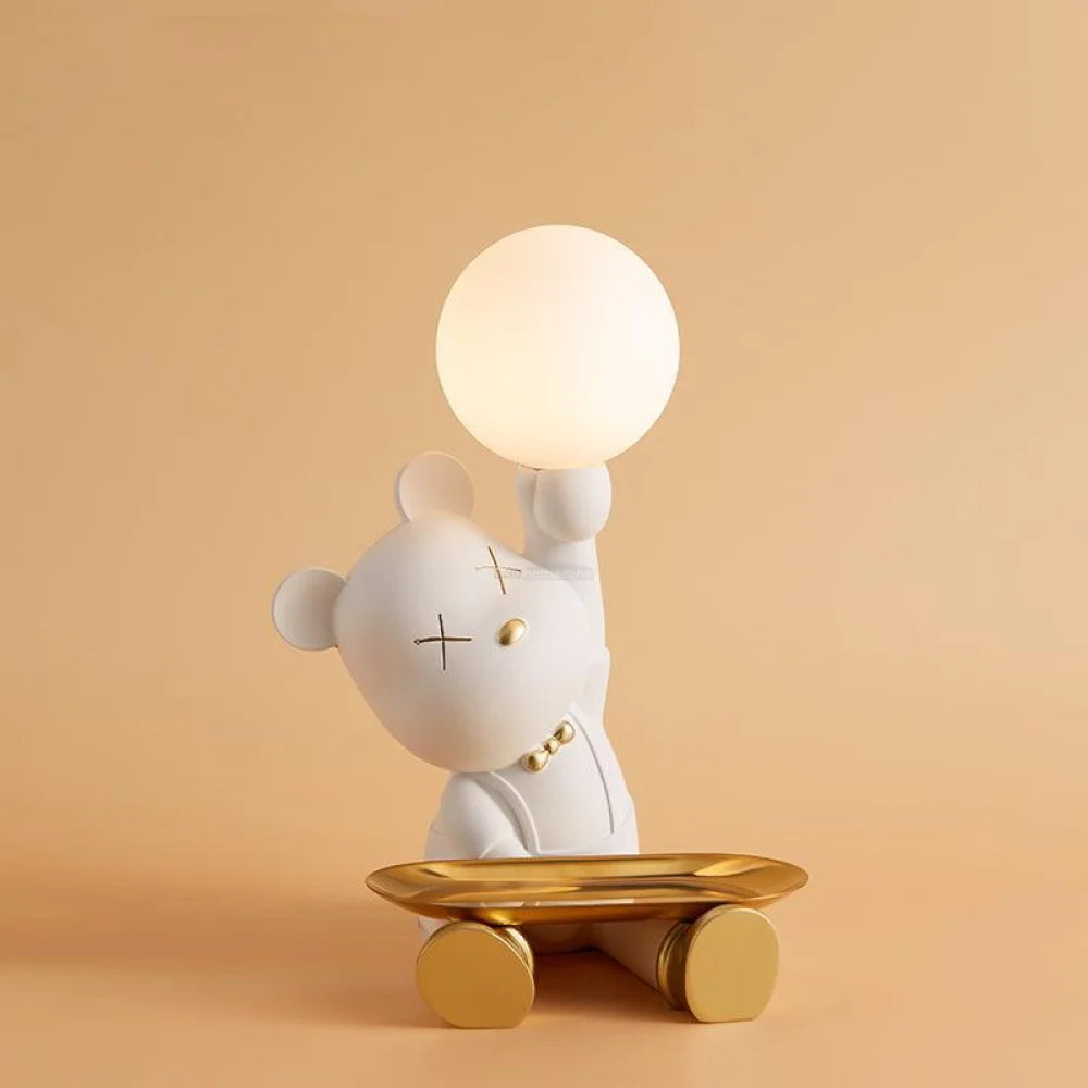 Violent Bear Tray Table Lamp - Creature-1-Yiosilamp