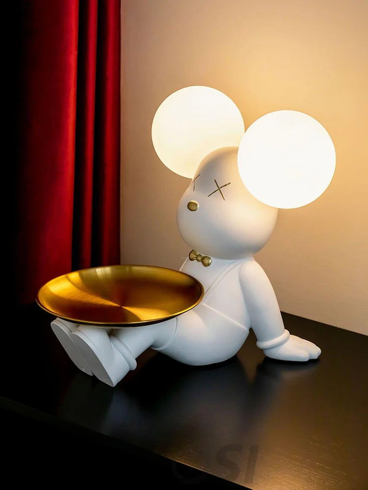 Violent Bear Tray Table Lamp - Creature-1-Yiosilamp