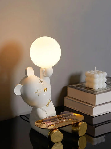 Violent Bear Tray Table Lamp - Creature-1-Yiosilamp