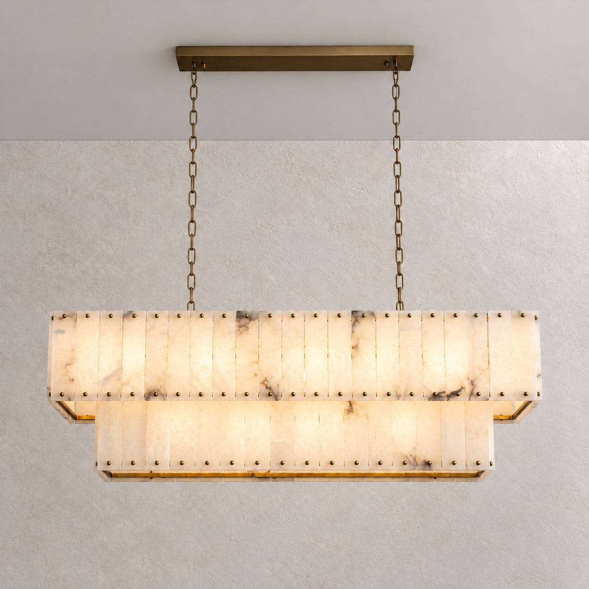 Vivian Modern Rectangular Dining Chandelier