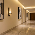 Yiosi Framed Slab Vertical Column Alabaster Wall Sconce - Image 3