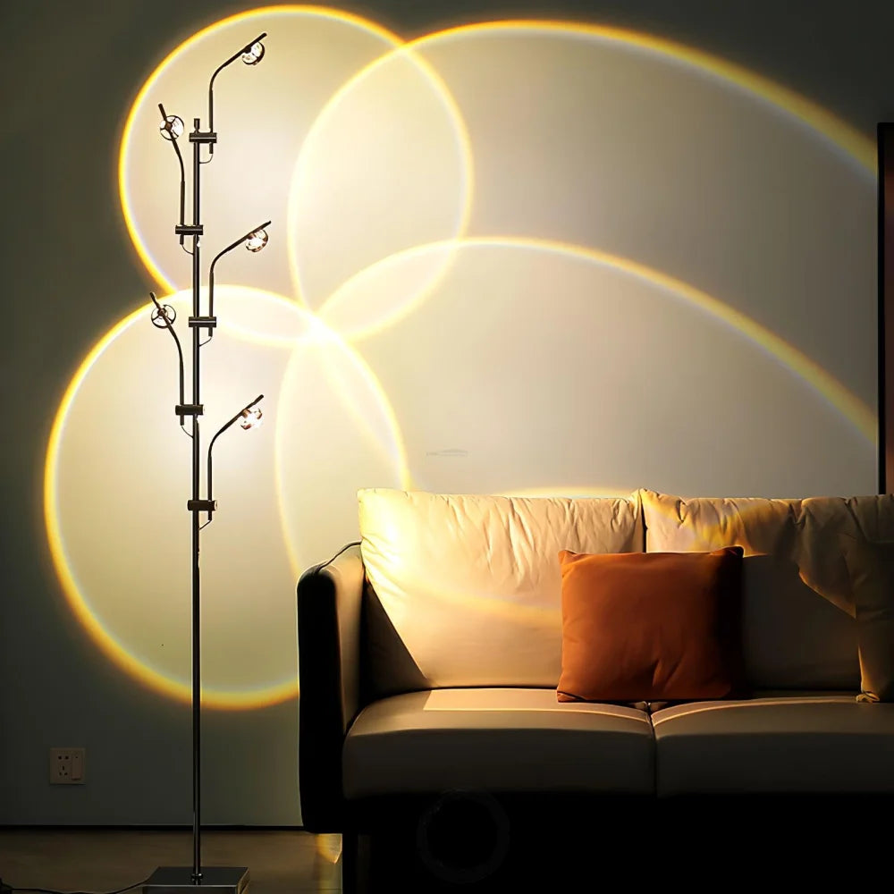 Wa Wa Floor Lamp ∅ 15.8″ - Geometry-1-Yiosilamp