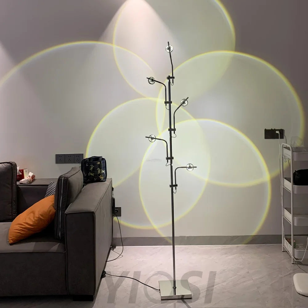 Wa Wa Floor Lamp ∅ 15.8″ - Geometry-1-Yiosilamp