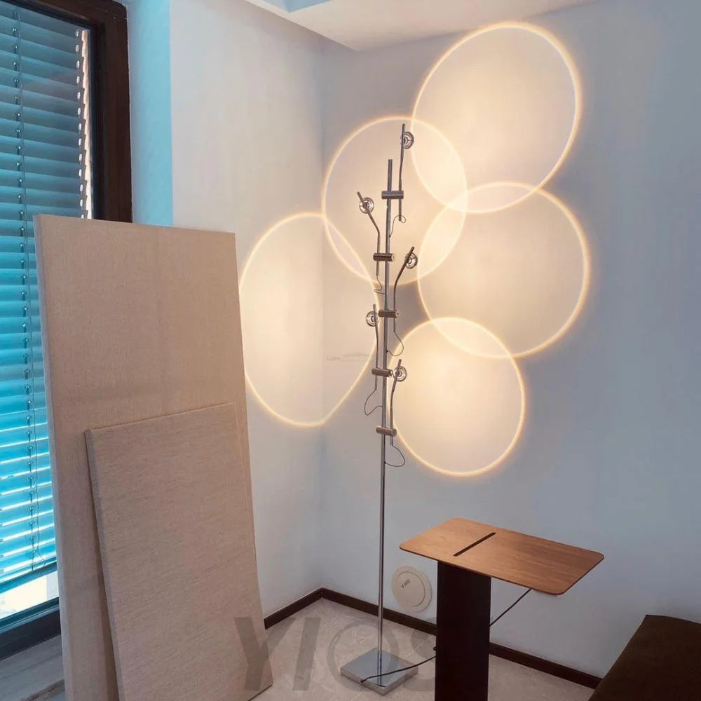 Wa Wa Floor Lamp ∅ 15.8″ - Geometry-1-Yiosilamp