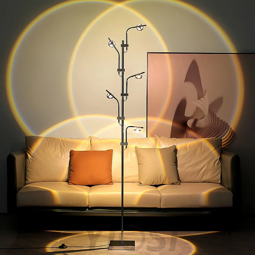 Wa Wa Floor Lamp ∅ 15.8″ - Geometry-1-Yiosilamp