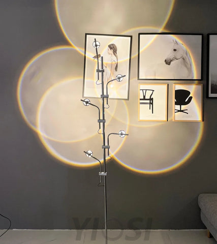 Wa Wa Floor Lamp ∅ 15.8″ - Geometry-1-Yiosilamp