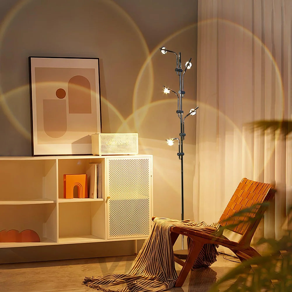 Wa Wa Floor Lamp ∅ 15.8″ - Geometry-1-Yiosilamp