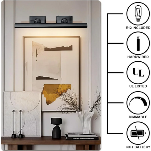 Wall-mounted mirror front wall lamp