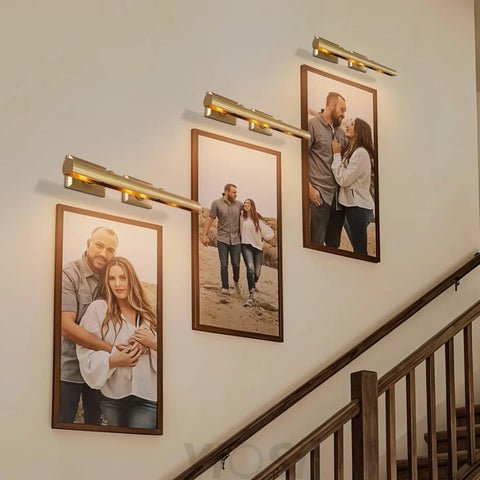 Wall-mounted mirror front wall lamp
