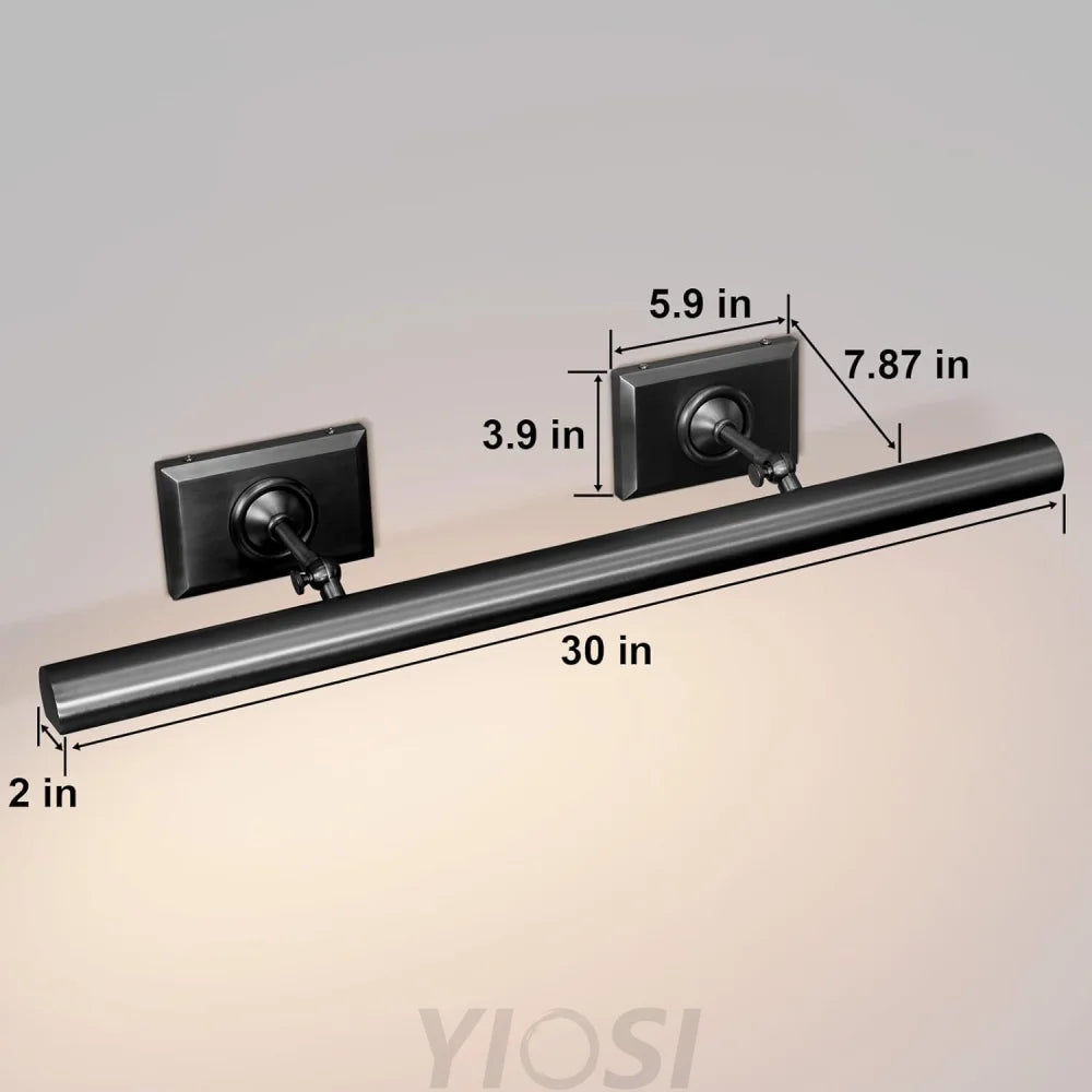 Wall-mounted mirror front wall lamp