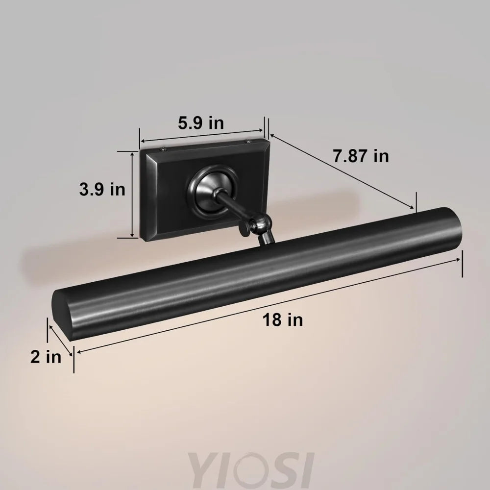 Wall-mounted mirror front wall lamp