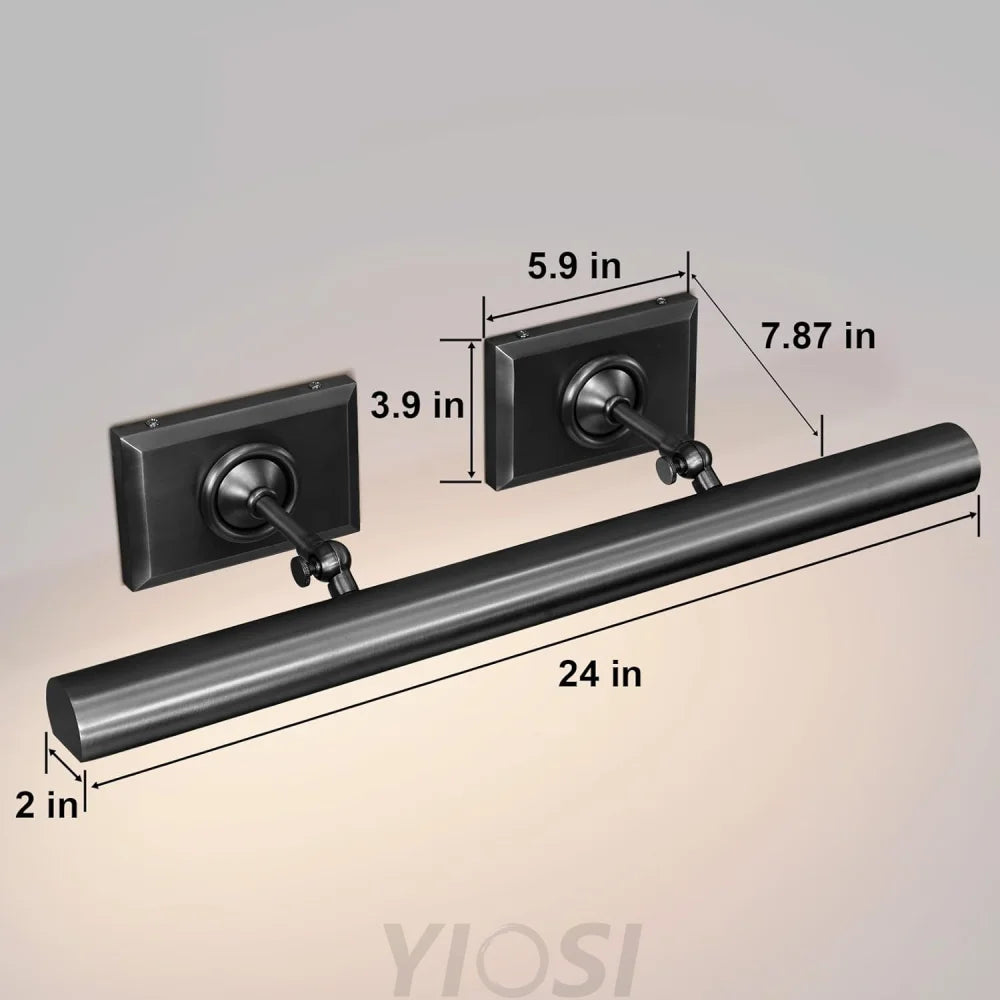 Wall-mounted mirror front wall lamp