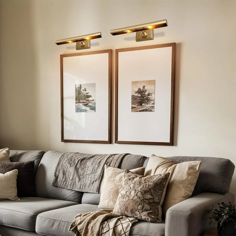 Wall-mounted mirror front wall lamp