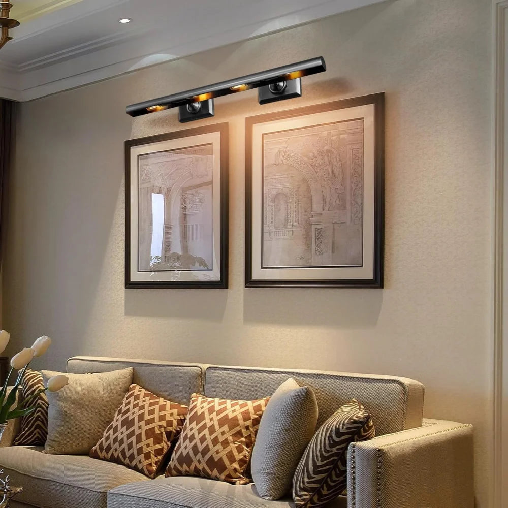 Wall-mounted mirror front wall lamp