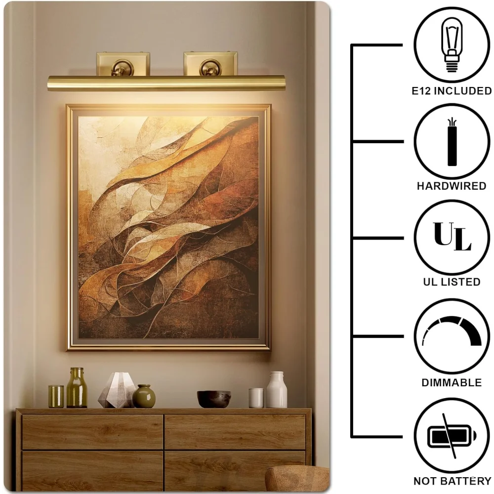 Wall-mounted mirror front wall lamp