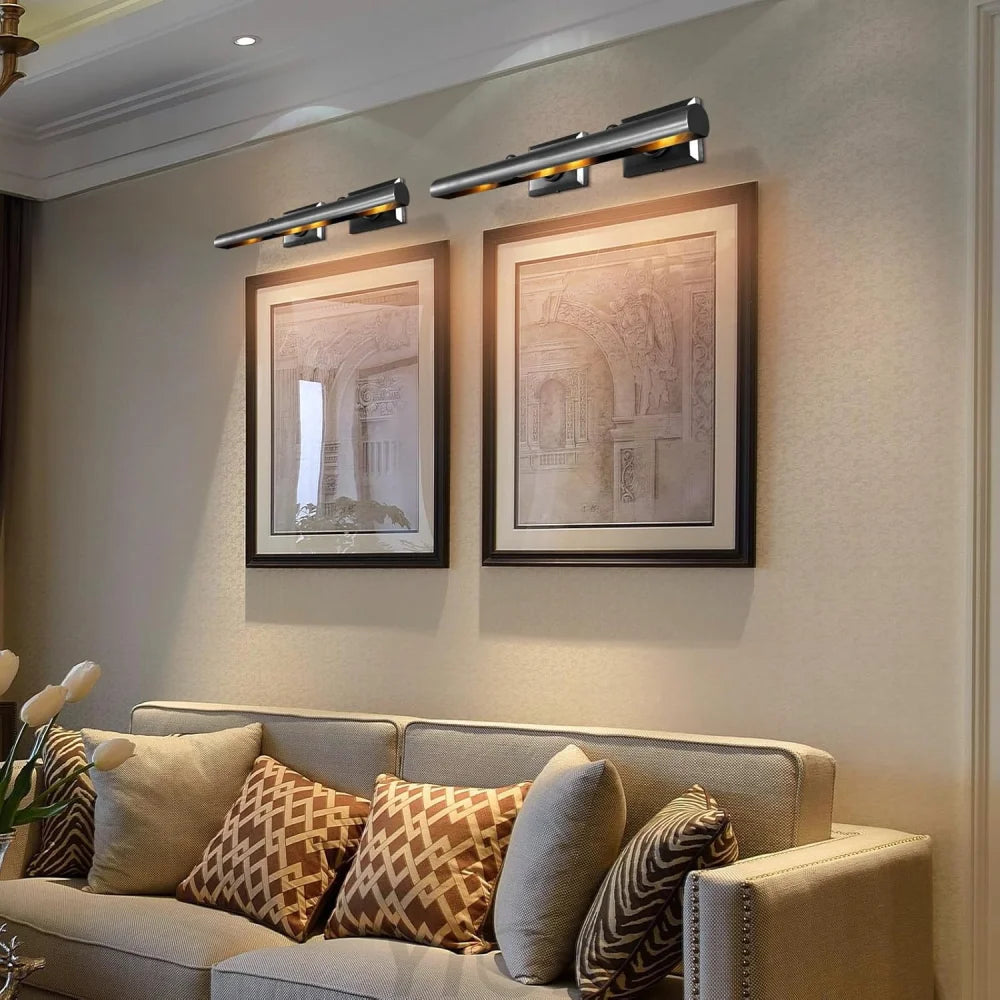 Wall-mounted mirror front wall lamp