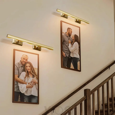 Wall-mounted mirror front wall lamp