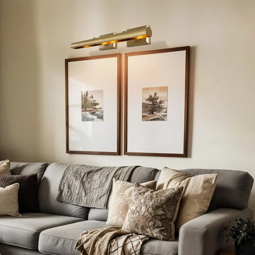 Wall-mounted mirror front wall lamp