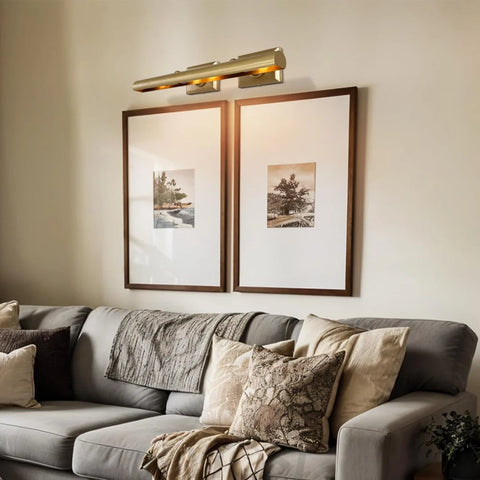 Wall-mounted mirror front wall lamp