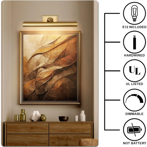 Wall-mounted mirror front wall lamp