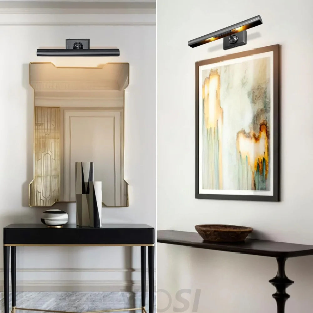Wall-mounted mirror front wall lamp