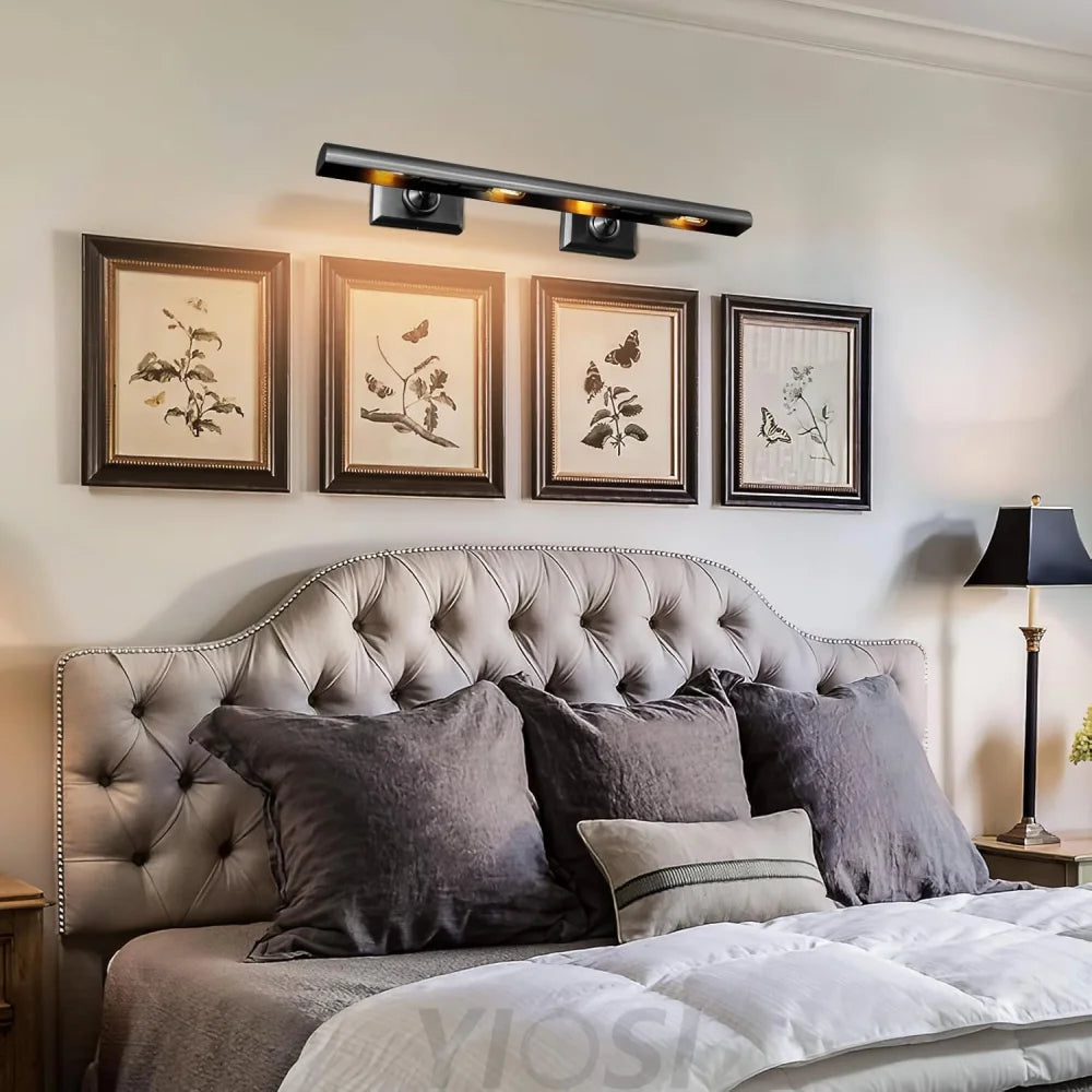 Wall-mounted mirror front wall lamp