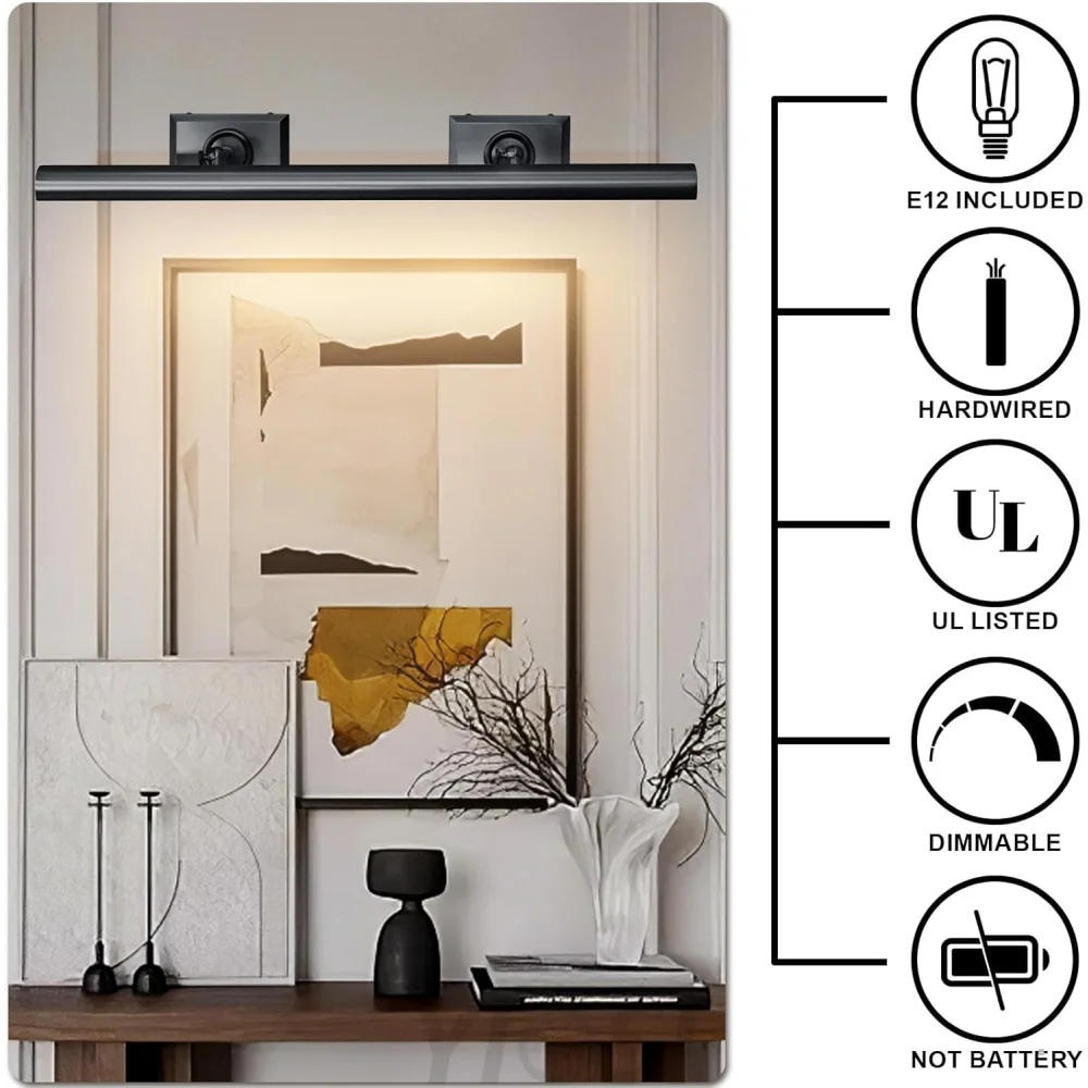 Wall-mounted mirror front wall lamp