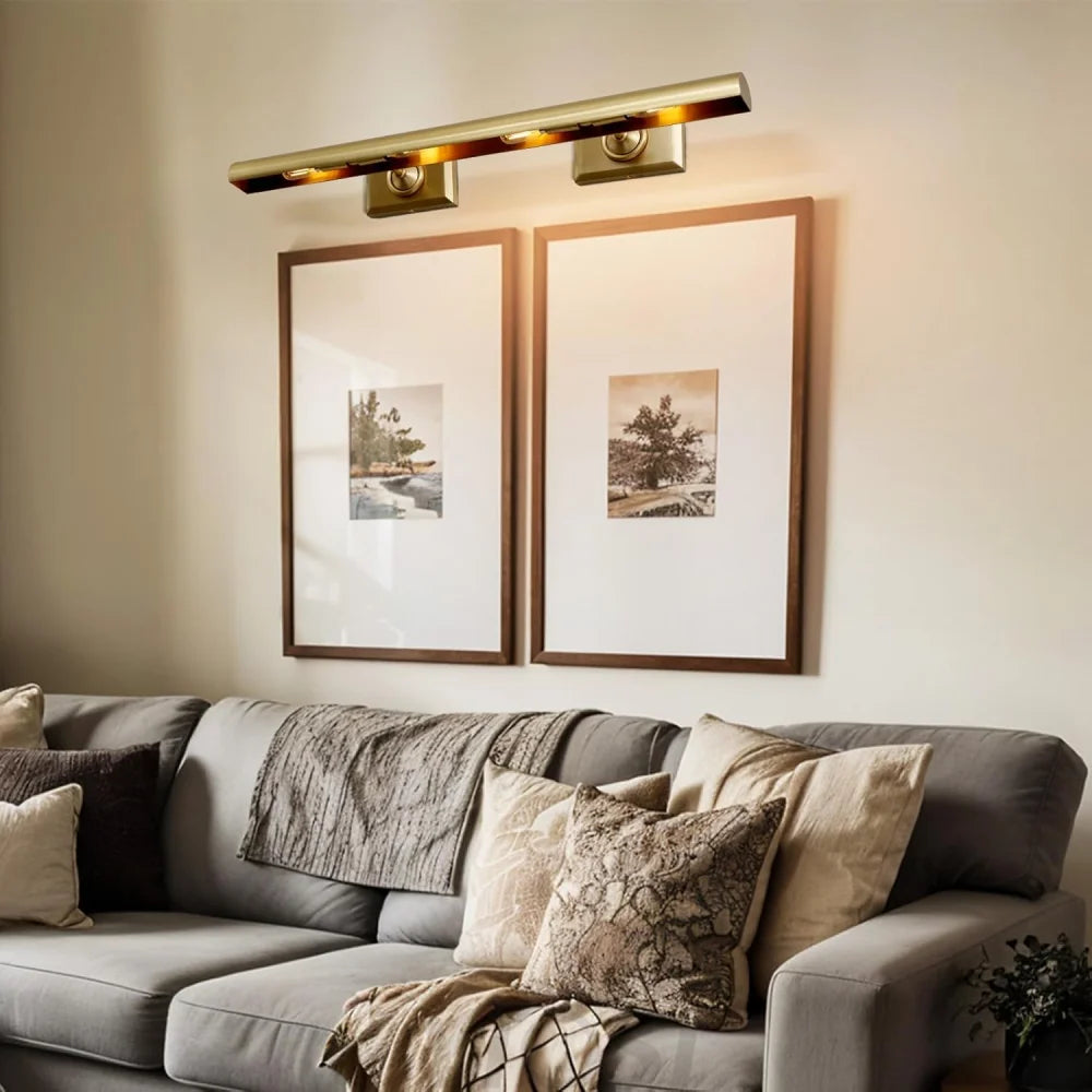 Wall-mounted mirror front wall lamp