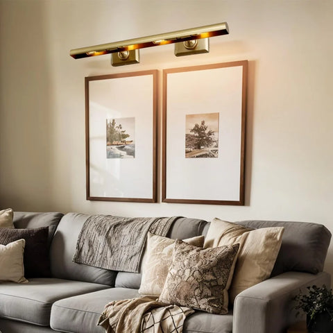 Wall-mounted mirror front wall lamp